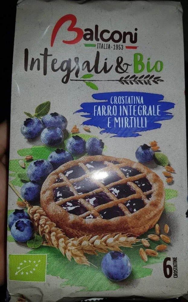 Crostatina FARRO INTRGRALE E MIRTILLI