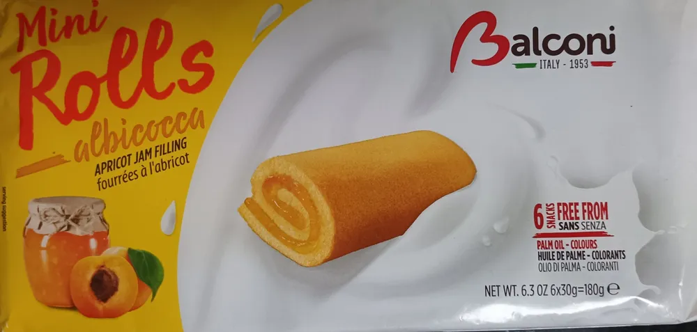 mini roll albaricoque