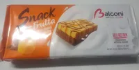 Snack frutta with orange marmalade