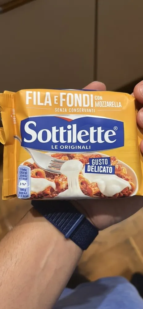 Fila e fondi con mozzarella
