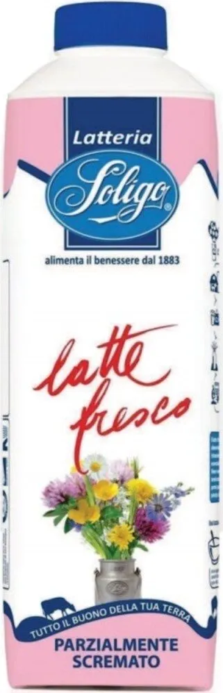 Latte fresco pastorizzato parzialmente scremato