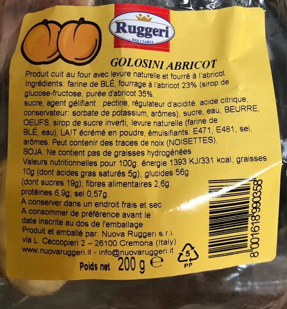 Golosini abricot