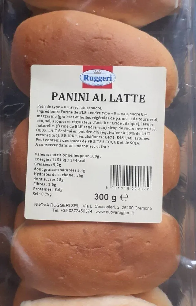 Panini al latte