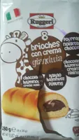 Brioches con crema gianduia
