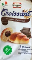 Croissant con crema al cioccolato