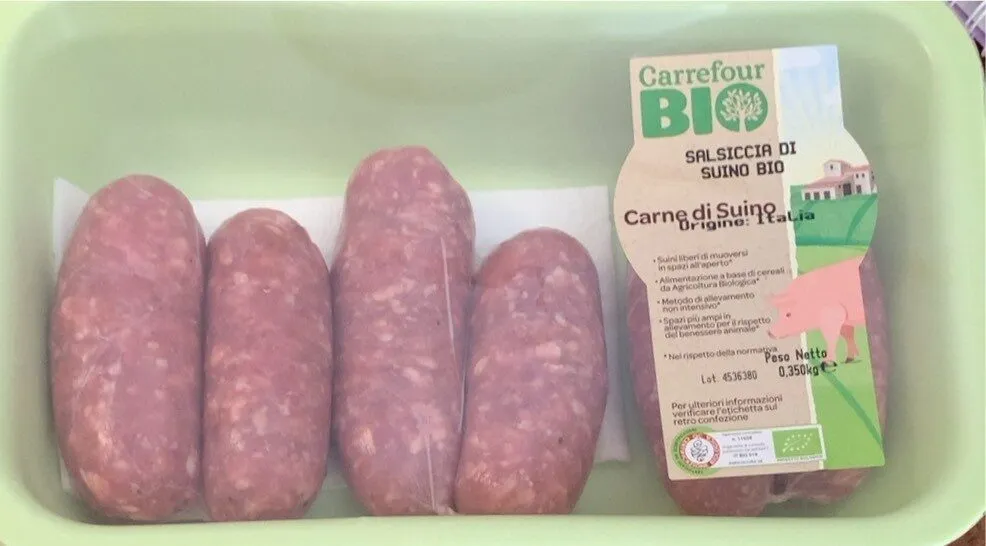 Salsiccia di suino bio
