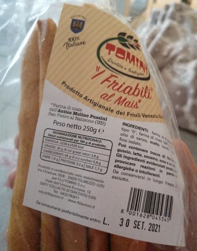 I friabili al mais