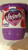 Yogurt Vitasnella Zero Grassi Fragola in Pezzi