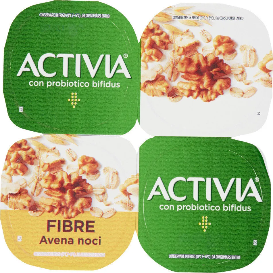Activia con Probiotico Bifidus Fibre Avena e Noci