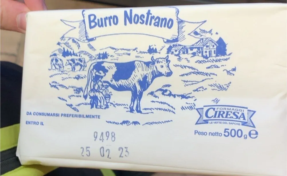 Burro nostrano