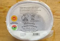 Mozzarella du bufala campana au lait cru