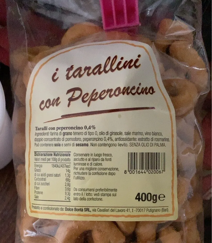 I taralli i con peperoncino