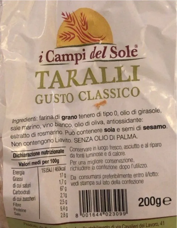 Taralli gusto classico