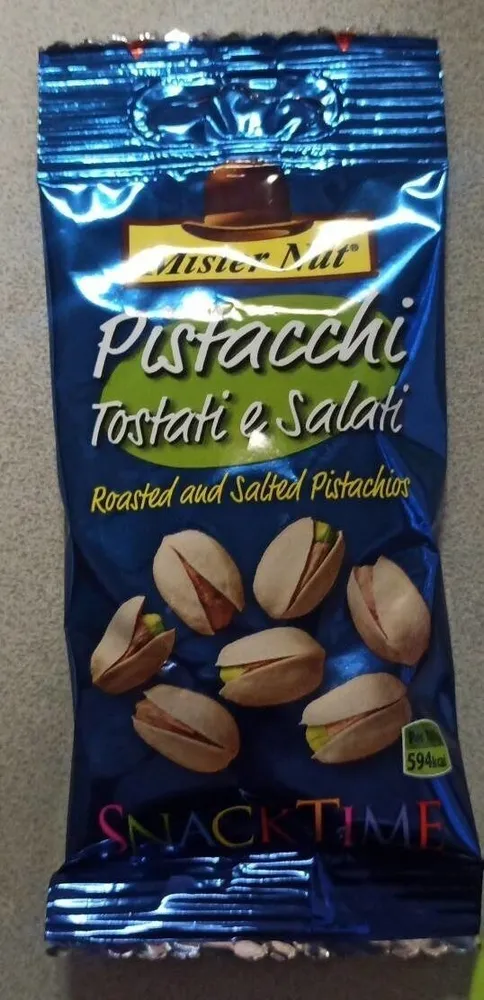 Pistacchi tostati e salati