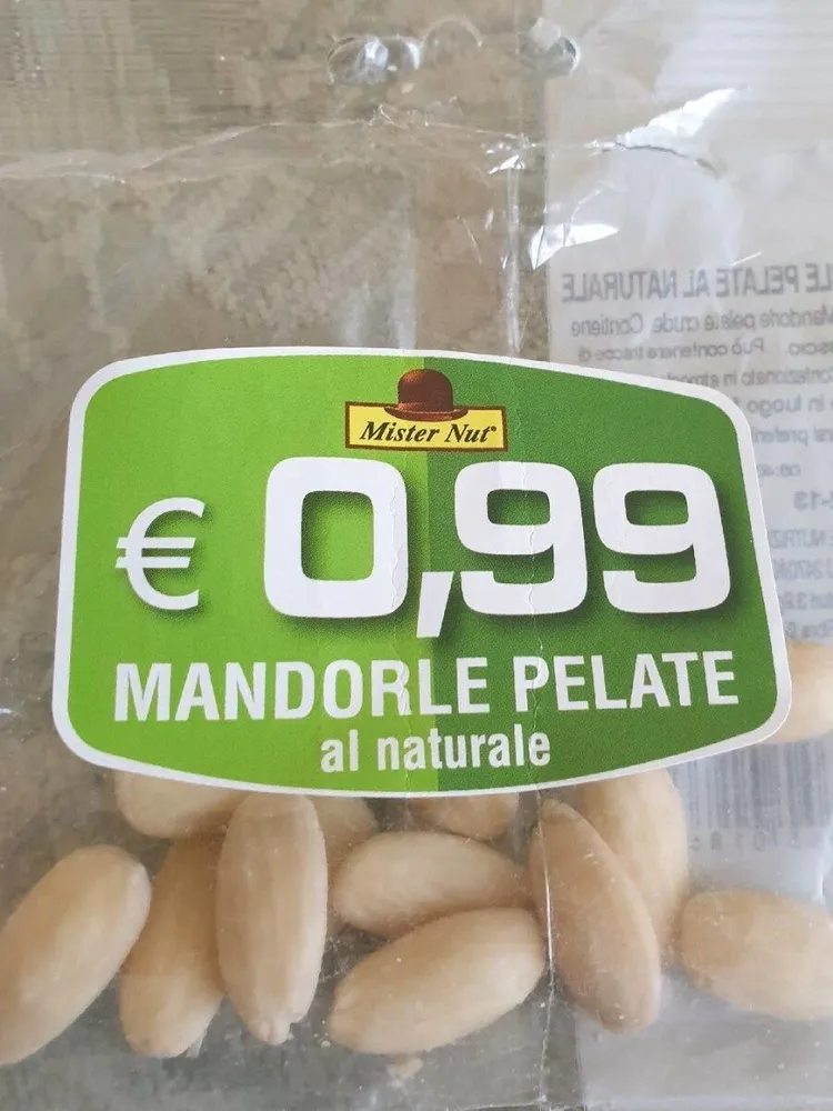 Mandorle pelate al naturale