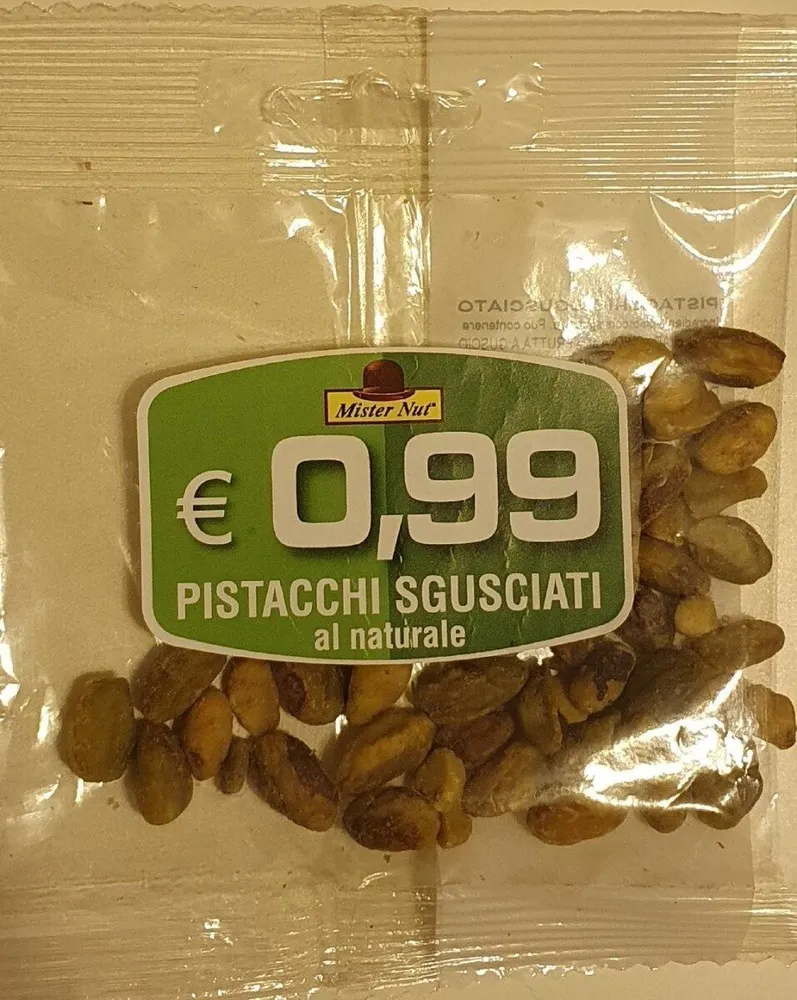Pistacchi sgusciati al naturale
