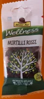 Mister Nut Mirtilli rossi