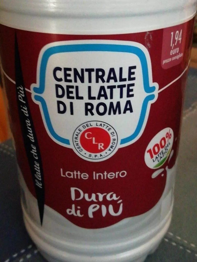Latte intero Dura di più
