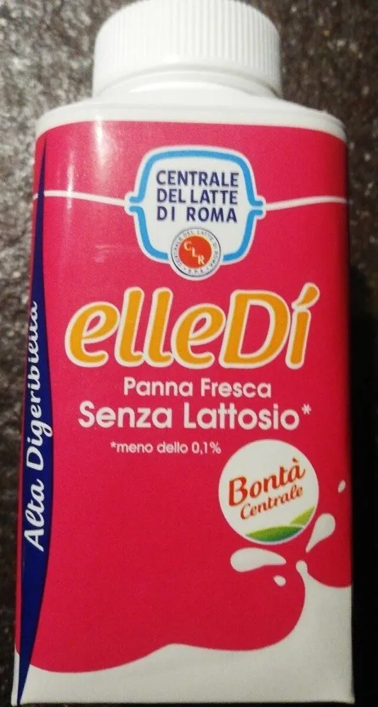 Panna fresca senza lattosio