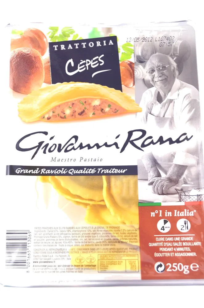 Raviolis aux Cèpes