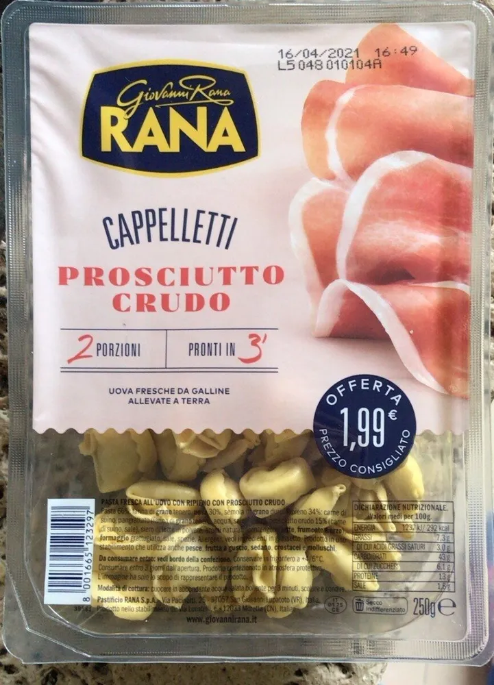 cappelletti prosciutto crudo