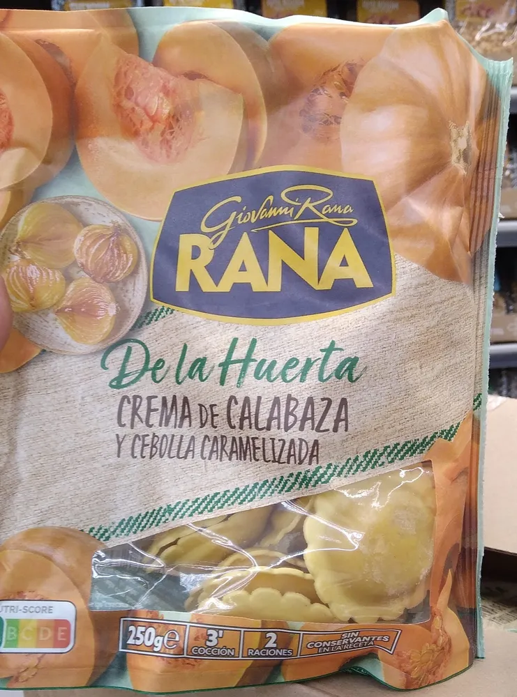 Crema de Calabaza y Cebolla Caramelizada De la Huerta