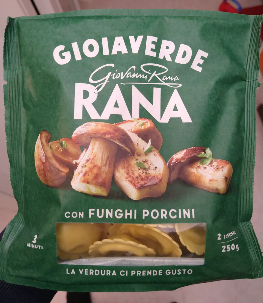 ravioli Gioiaverde funghi porcini