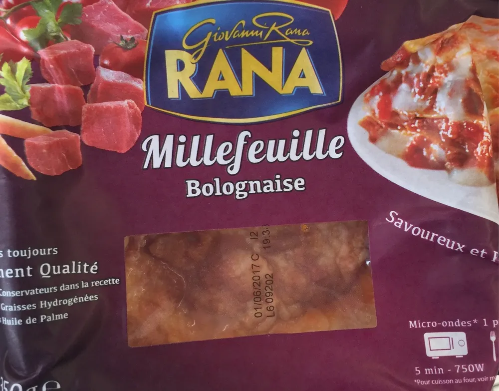 Millefeuille Bolognaise
