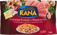 Lasagne funghi e prosciutto