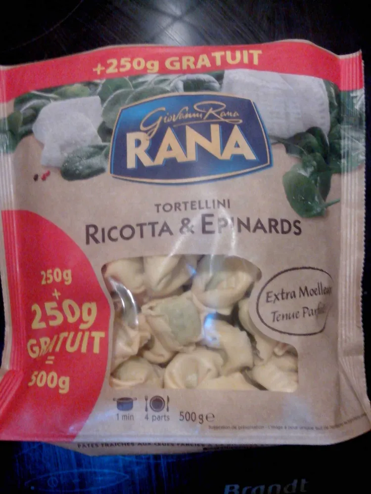 Tortellini Ricotta & Épinards
