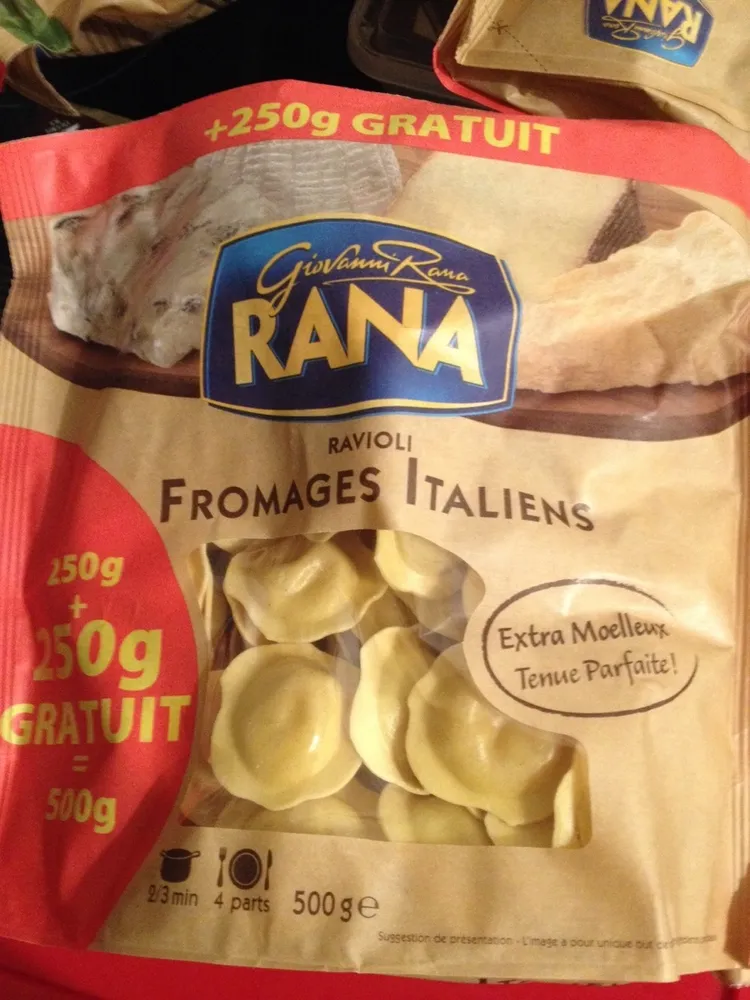 Ravioli Fromages Italiens