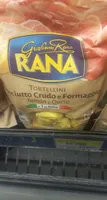 Massas Rana Tortellini Presunto Cru Queijo