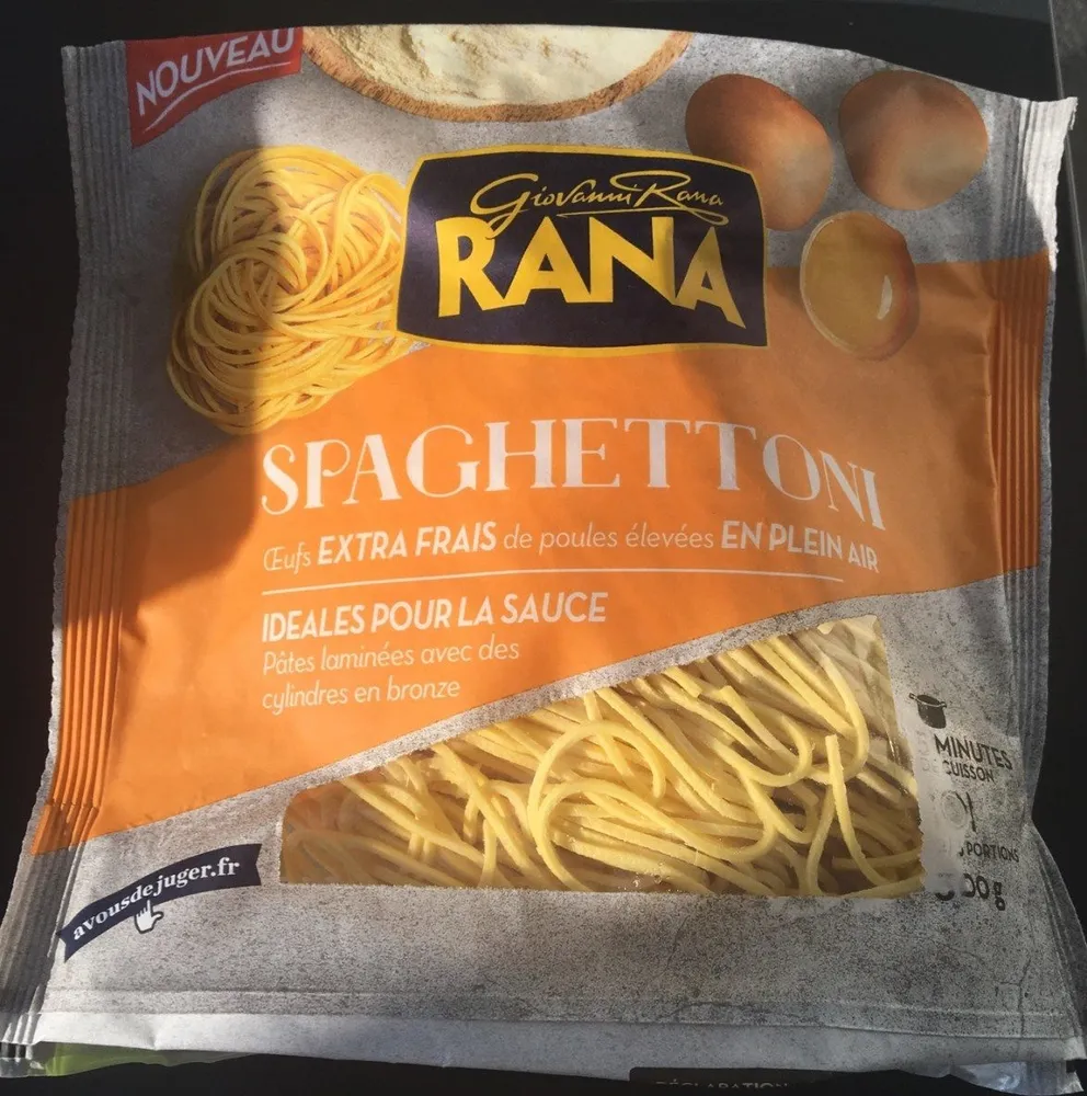 Spaghettoni aux œufs extra frais de poules élevées en plein air