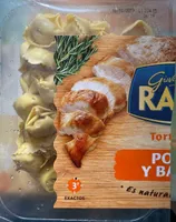 Tortellini con pollo y bacon
