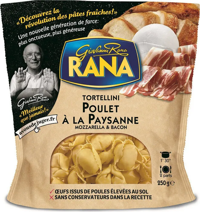 TORTELLINI POULET A LA PAYSANNE