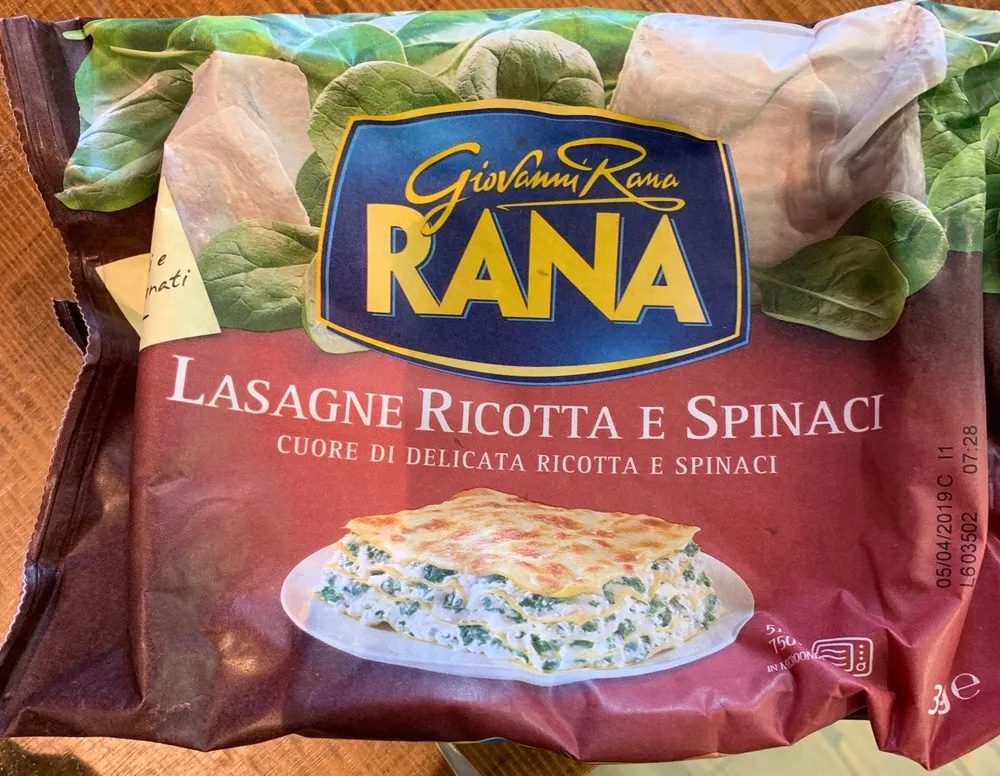 Lasagnes ricotta e spinaci