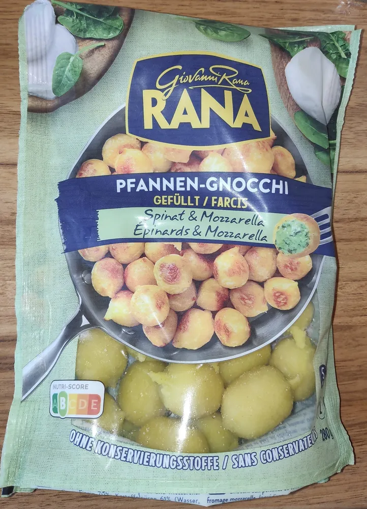 Pfannen-Gnocchi Spinat & Mozzarella