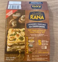 Lasagnes fraiches aux champignons