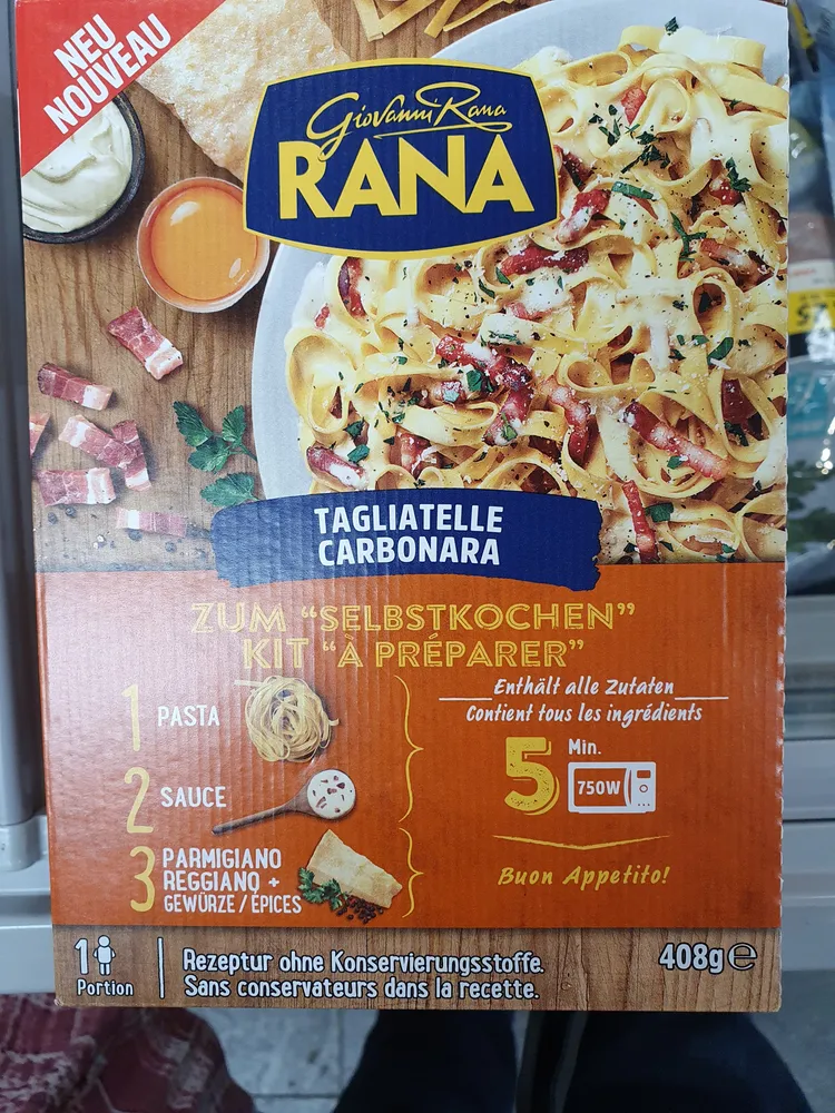 Tagliatelle carbonara