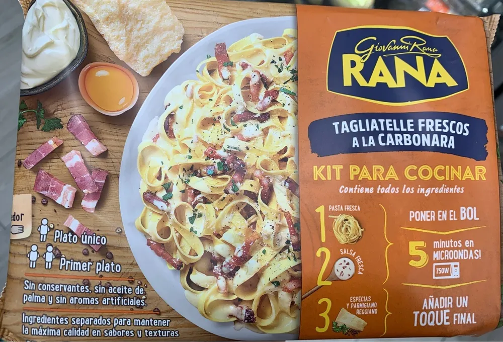 Tagliatelle Frescos a la Carbonara