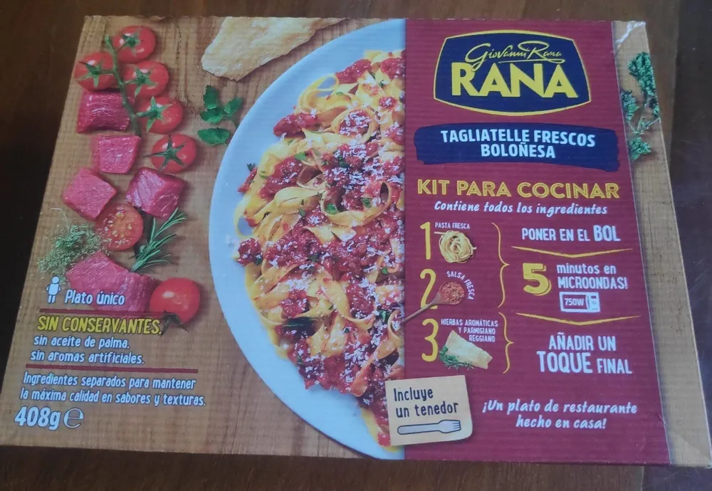 Kit para Cocinar Tagliatelle Bolognese