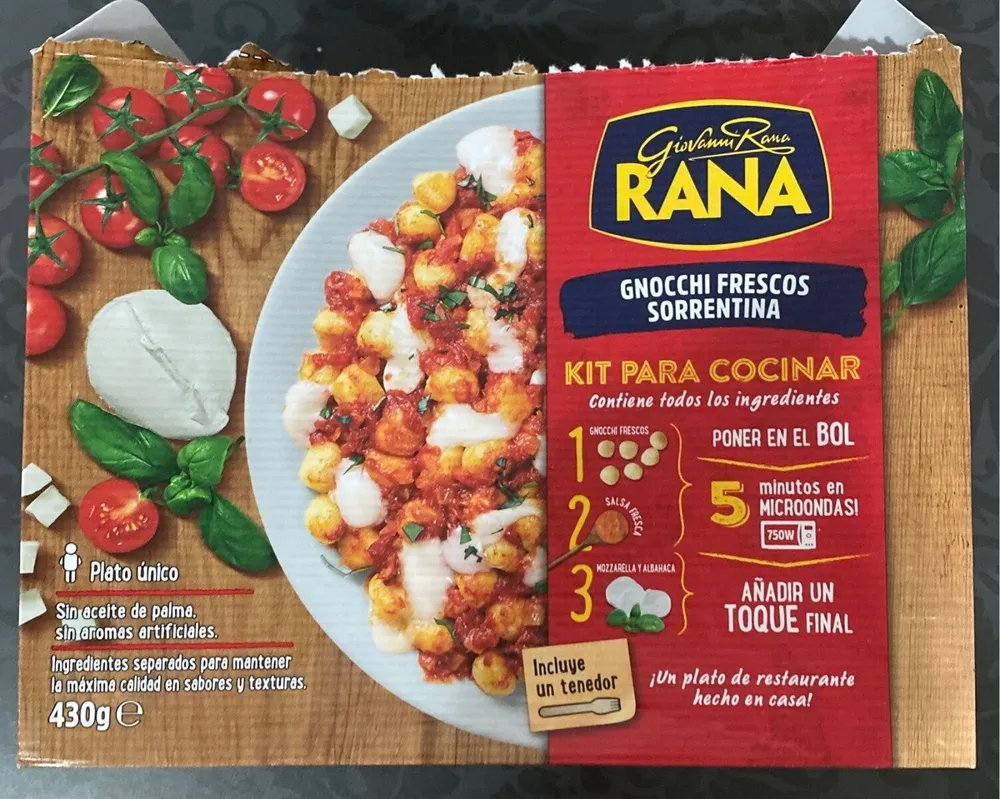 Gnocchi frescos sorrentina