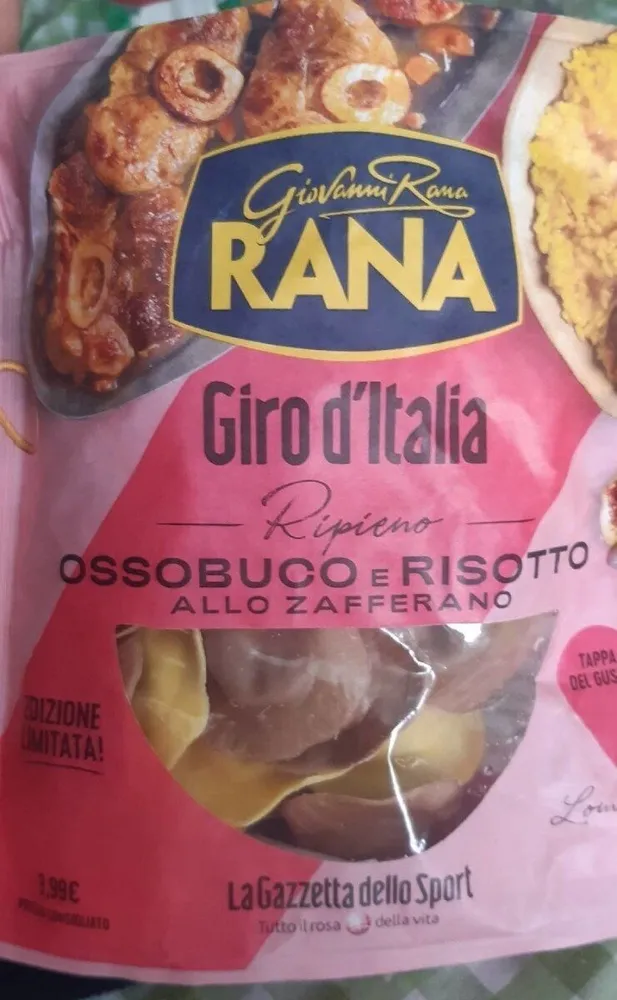 Ravioli ossobuco e risotto allo zafferano