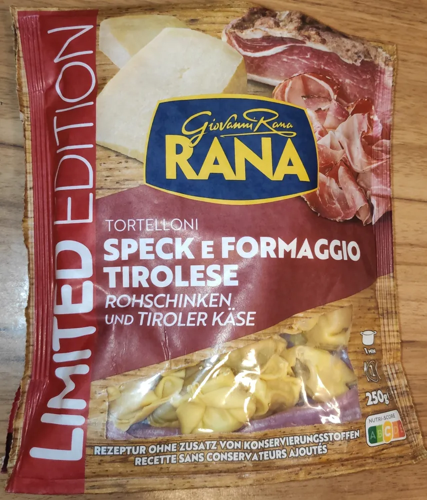 Tortelloni Rohschinken & Tiroler Käse