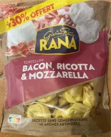 Tortellini bacon, ricotta & mozzarella