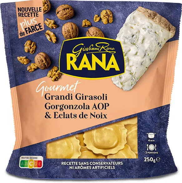 Grandi girasoli gorgonzola AOP & éclats de noix