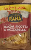 Tortellini bacon ricotta et mozarella