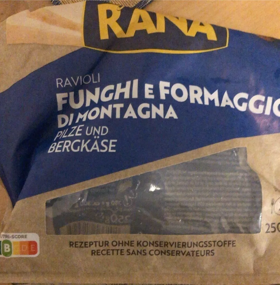 Ravioli pilze und bergkäse