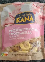 Tortelloni Schinken und mozzarella
