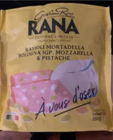 Ravioli mortadella bologna IGP mozzarella & pistache